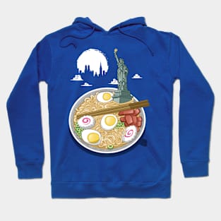 Ramen Statue of liberty Hoodie